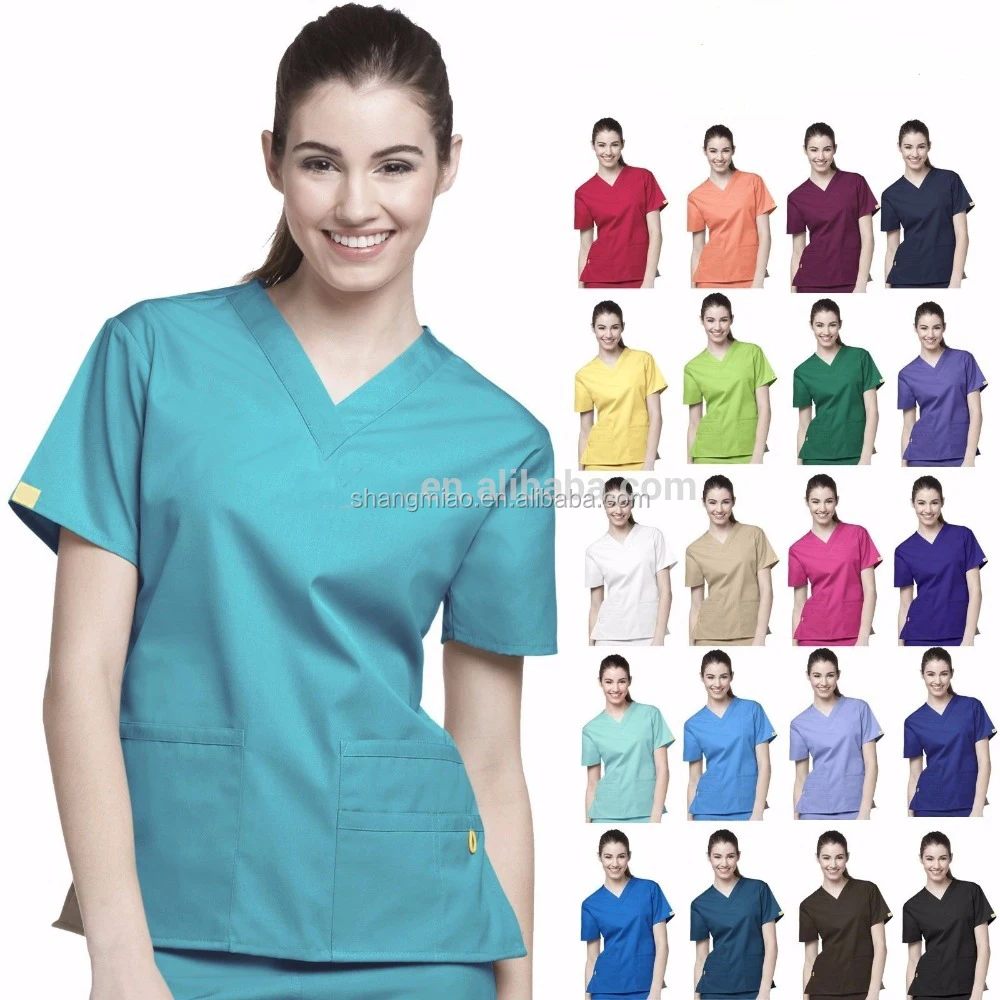 

Best-fitting Healthcare Uniforms/europe Hospital Scrubs/butter Soft Scrubs, White,blue,black, navy blue, pink. or customerized