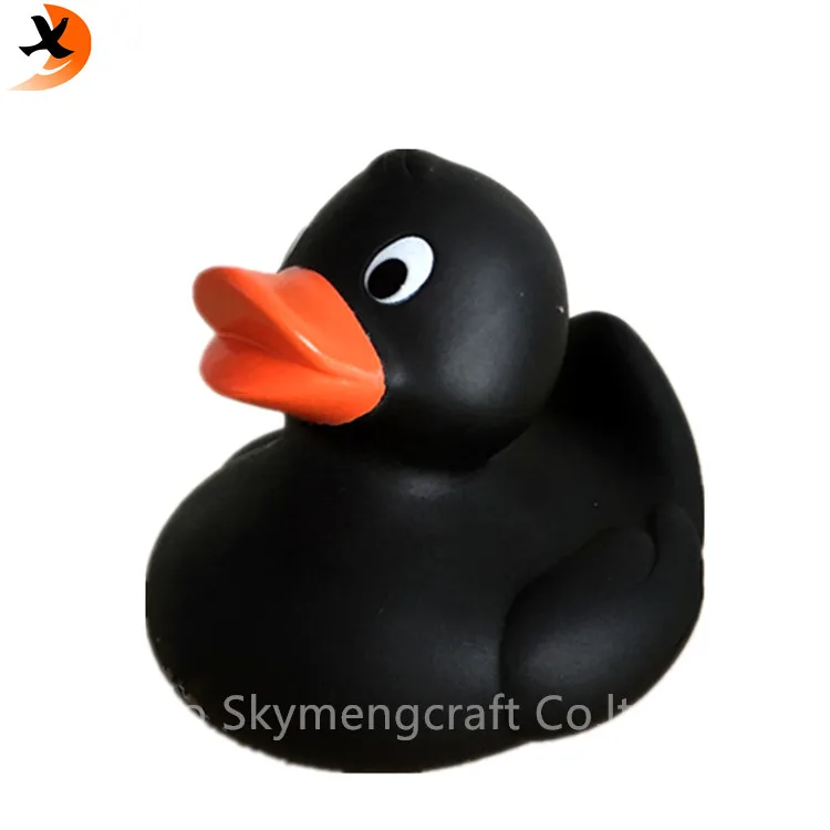 black rubber duck