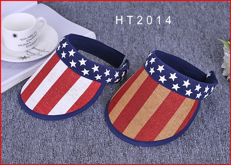 Custom Logo Uv Protection Air Top Plastic Pvc Visor Cap Hat Beach Sun