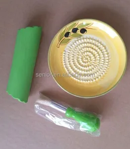 Image of Ceramic garlic grater plate