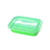 Kitchen plastic lunch boxes portable insulated lunch box with fork spoon