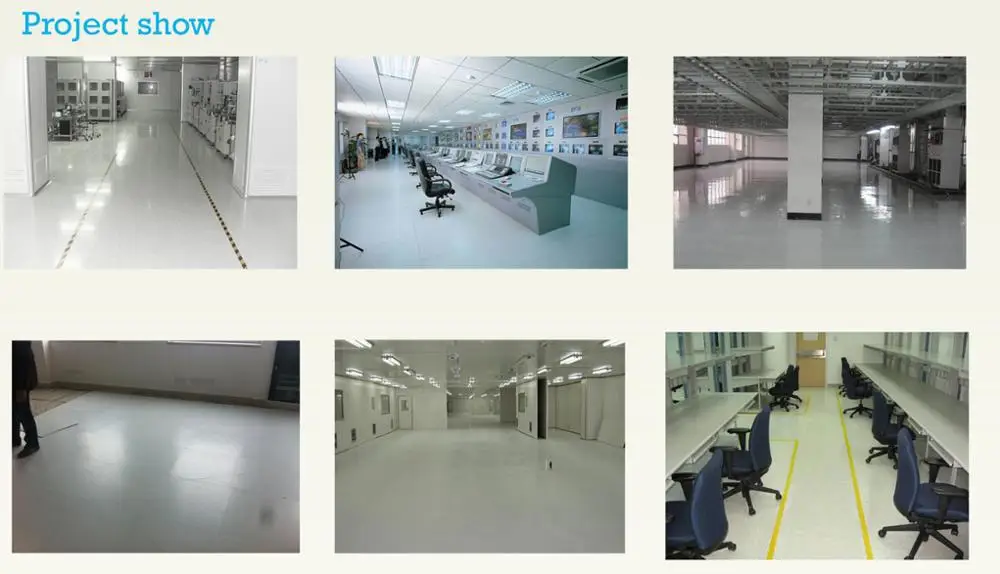 Vinyl artistic flooring server room raised esd floor