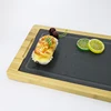 Slate Food and Cheese Platter Restaurant wooden cutting board