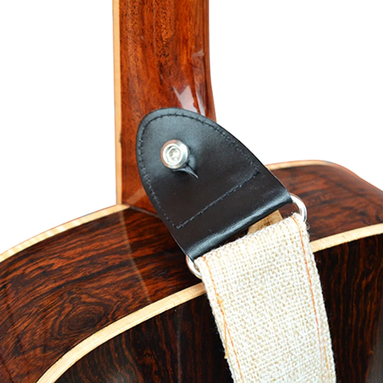 High Quality Guitar Leather Strap Oem Logo New Strap With Guitar Pick