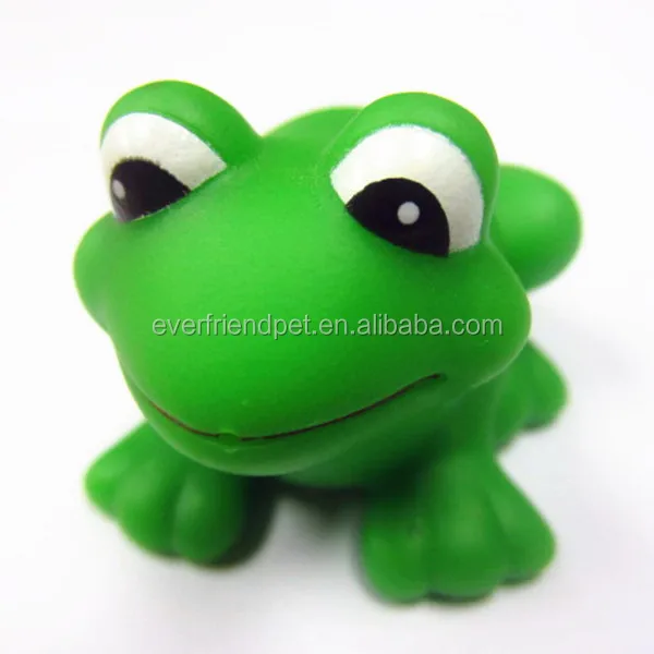 2014 Lovely mechanical dog toy /green frog dog toy