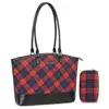 LOKASS 15.6 Inches Laptop Tote Bag Lightweight Canvas Briefcase Shoulder Bag Classic Casual Office Handbag for Woman