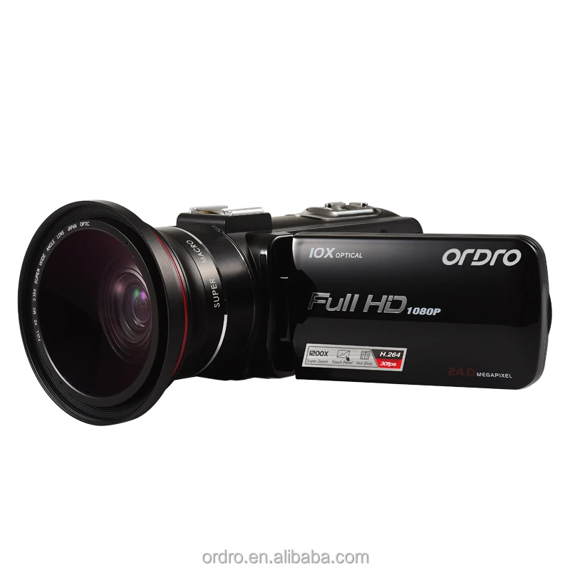 

ORDRO Z82 10X optical zoom 120x digital zoom with hot shoe APP control video camera