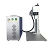 Split Type Mini Portable Laser Engraving Machine 20w 30w 50w Fiber Laser Marking Machine for metal barcode