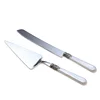 cathylin Eco-friendly Cutlery Set stainless steel acrylic handle wedding cake knife cake server set