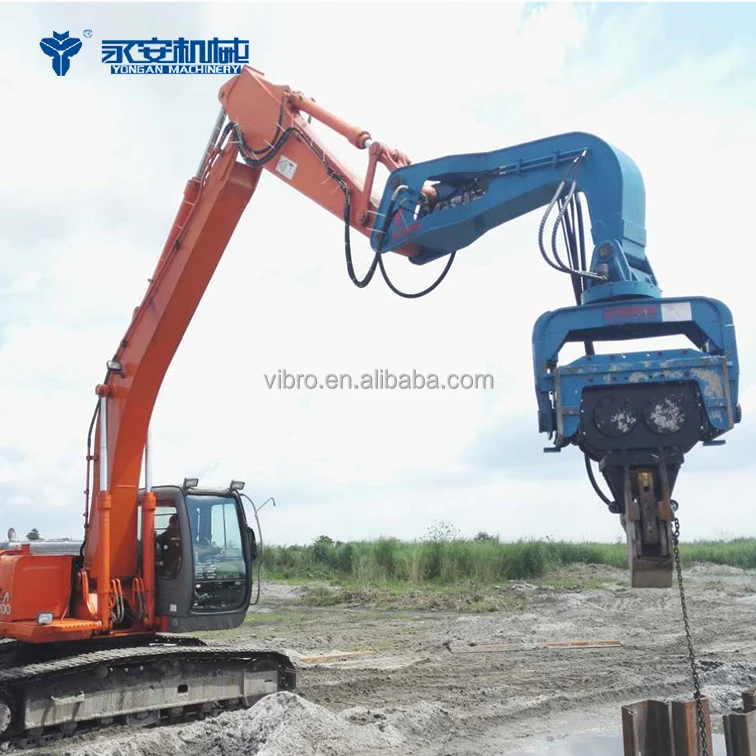 Indigenous Sada Transformer Source Excavator pile hammer sheet pile vibratory hammer V-300 on  m.alibaba.com
