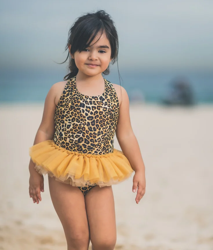 Cute Baby Girls Bikini Baby Girls Fashion Leopard Swimwear Buy Girls