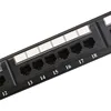 24 Port RJ45 plug communication cat6 ethernet patch panel