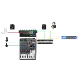 FM Broadcast Transmitter Studio Package 300w 350w