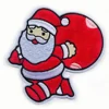 Customized embroidery patches for Christmas decorations Santa Claus patches, Christmas socks patches, Christmas tree patches
