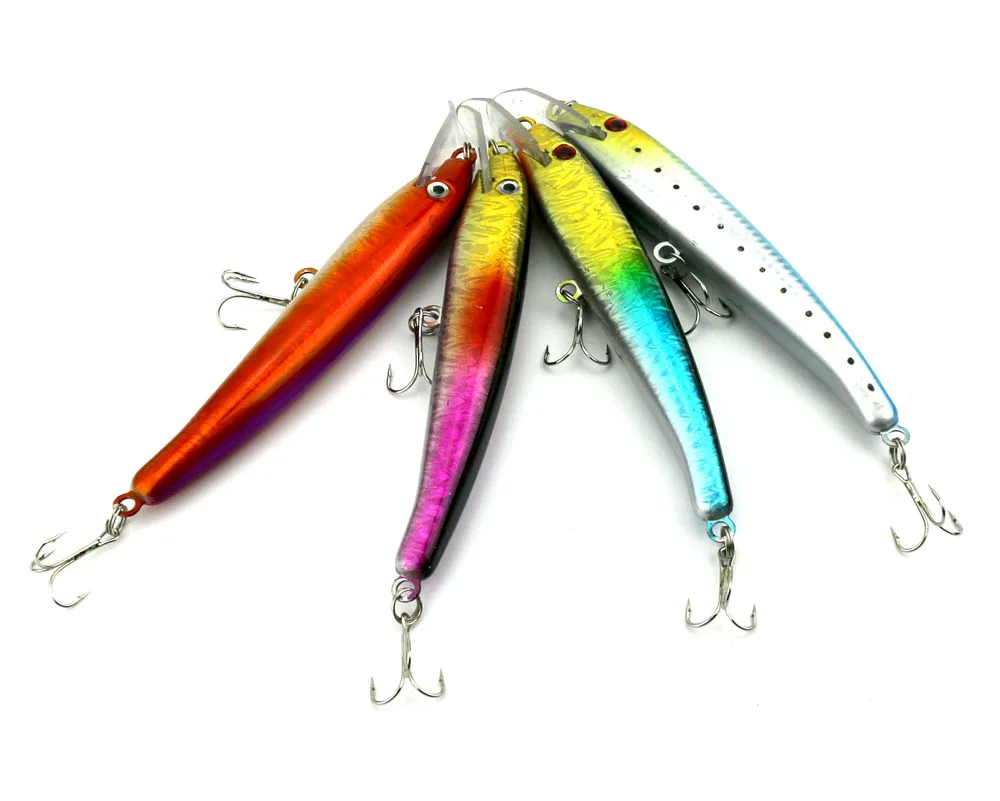 

HENGJIA Hot Sale 26.3g 17cm Hard Plastic Fishing Baits With 3D Eyes for Sale, 4 colors