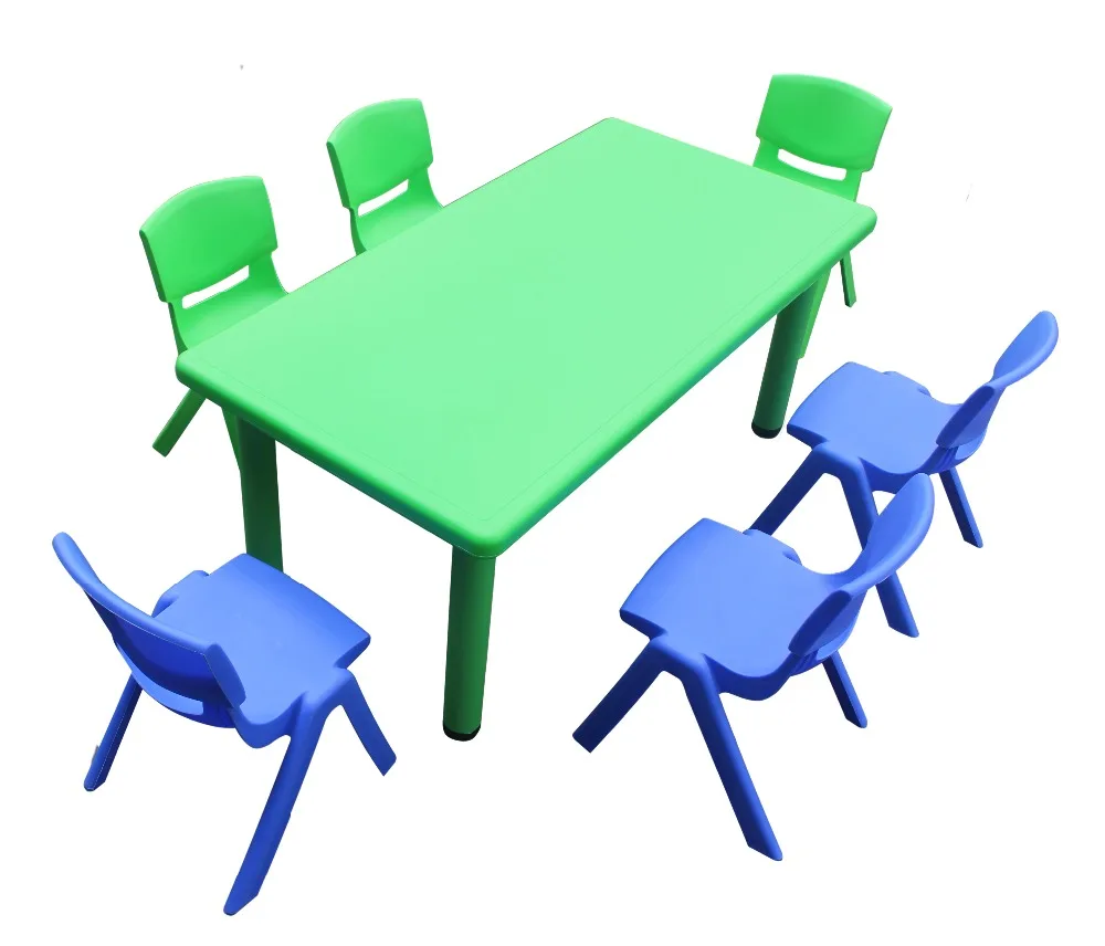 
nursery school furniture school plastic table and chair for kids cartoon school desk and chair 