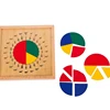 Classic design Product Learning math Montessori fraction board toy