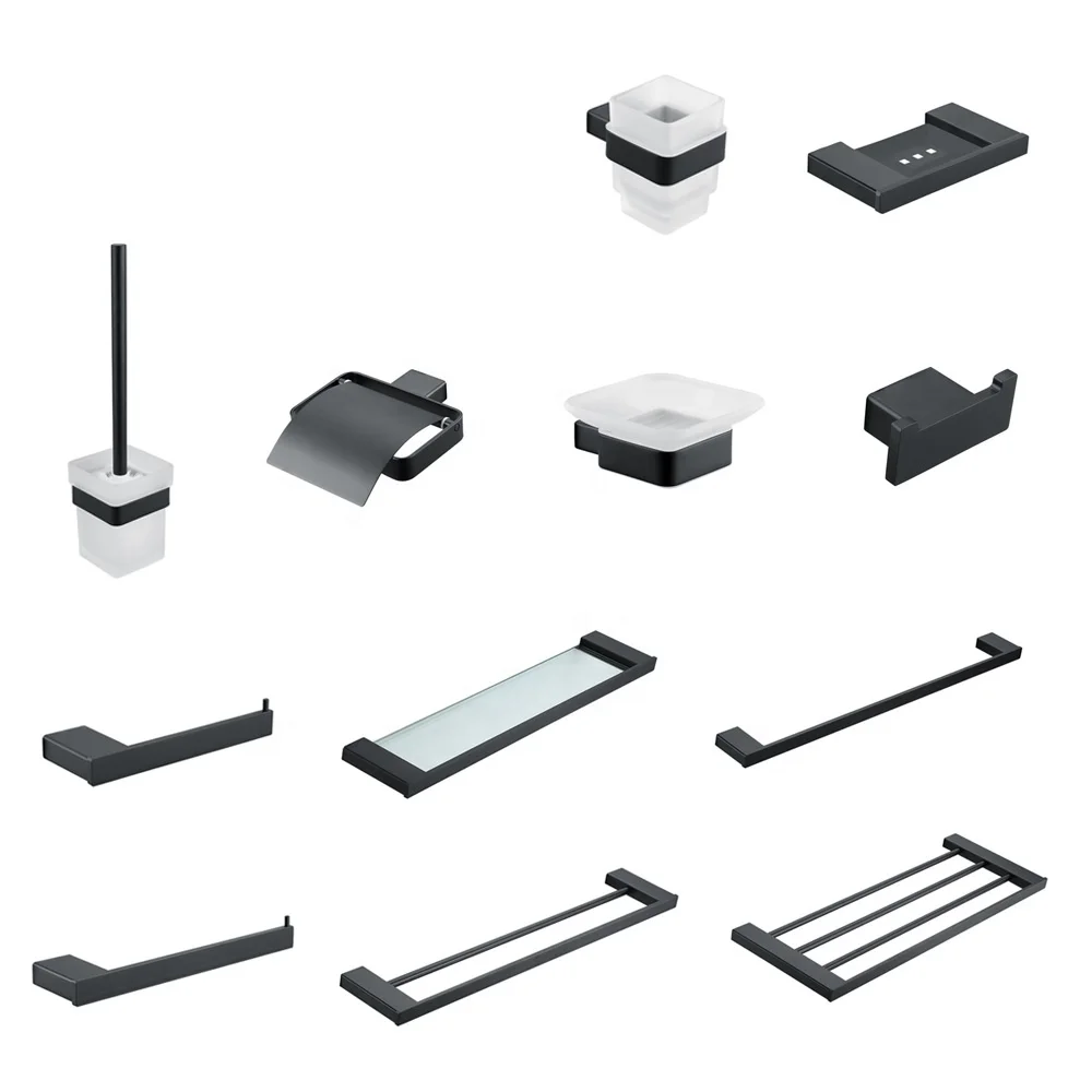 

China supplies 304 stainless steel luxury wall mounted Bathroom accessories set