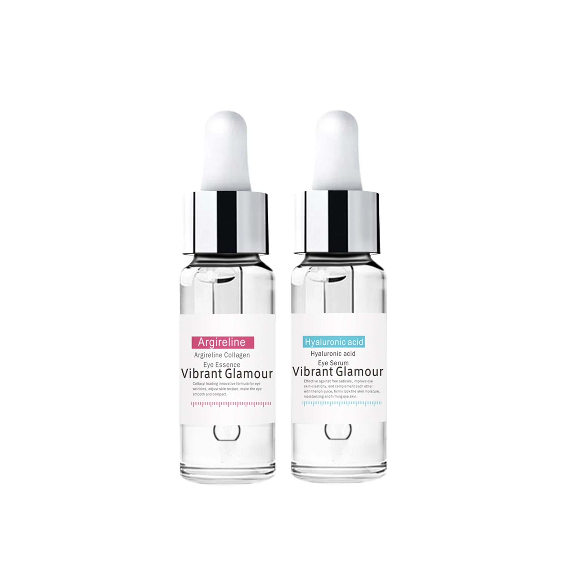 

2*15ml Eye Serum Hyaluronic Acid Six peptide Argireline Collagen Moisturizer Anti Aging Eyes Liquid Essence Skin Care Set