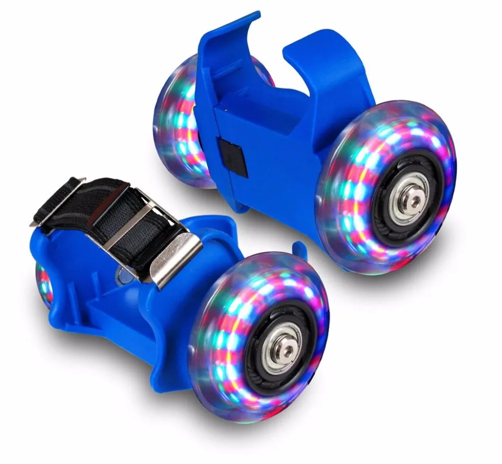 New Flash Roller Skates Heel Skates Flashing Roller Shoes Ph988d Blue