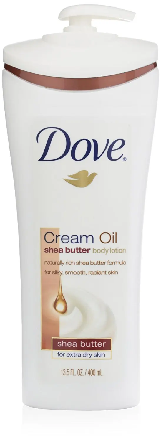 dove shea butter cream oil body lotion