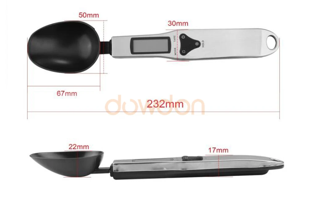 500g/0.1g Electronic Spoon Weighting Scale Portable Digital Kitchen Lab