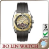Auto Mechanical Men's Analog Watch Rectangular Dial