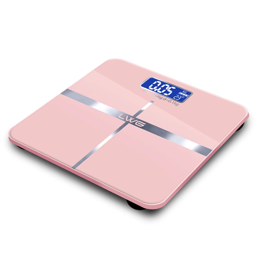 

180kg Platform Body Bathroom Weight Glass Digital Scale, Customized