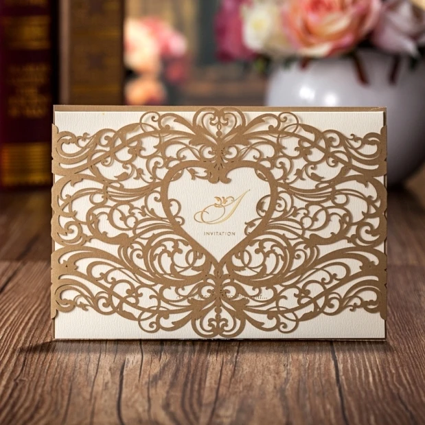 Whole Wedding Invitations Elegant Laser Cut Whole Wedding Invitations Elegant Laser Cut Paper Card Cw5018