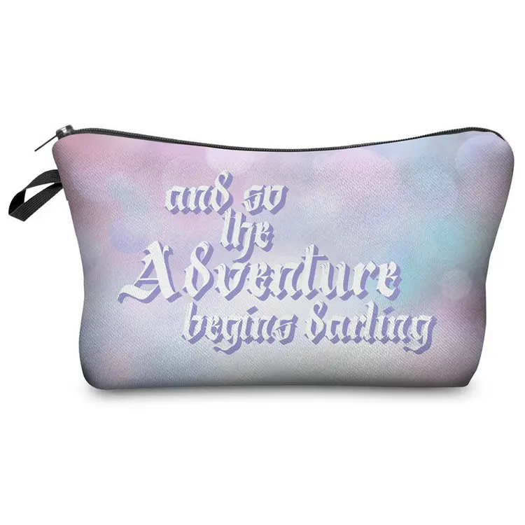 

LYMECH 3D print cosmetic set wholesale toiletry make up makeup bag pouch box case pack, Pattern