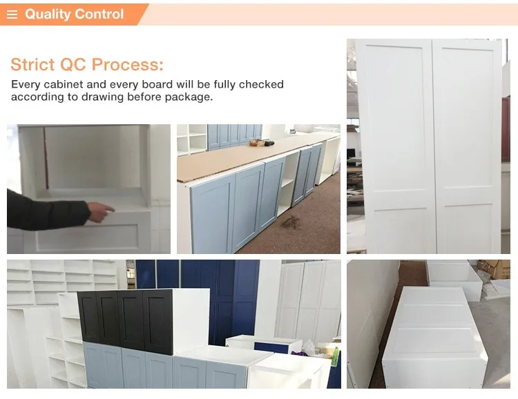 Hohe Qualität Standard Weißen Shaker Tür Massivholz Küchenschrank - Buy