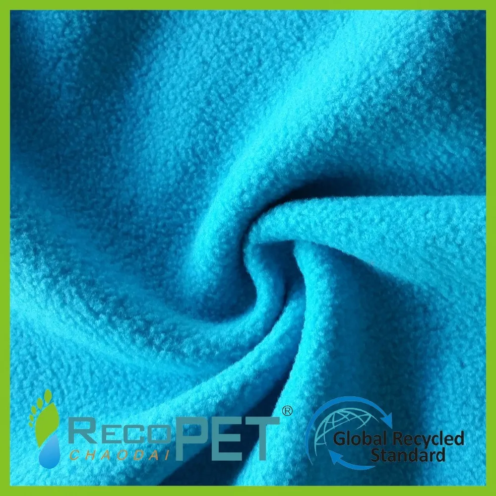 Wholesale High Quality Recycled Polyester Knitting Polar Fleece Fabric