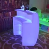 Modern design light up wine acrylic led bar counter led DJ bar portable led bar counter
