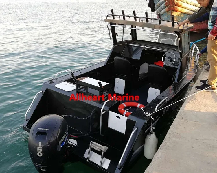 
Allheart Shark Cuddy Cabin 6.5m/21ft Aluminum Fishing Boat for Sale in China with CE Certification 