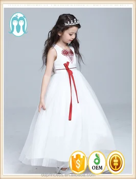 white long dress kids