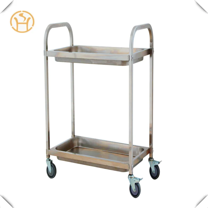 Mobile Stainless Steel Food Trolley With Wheels Buy Food Trolley With