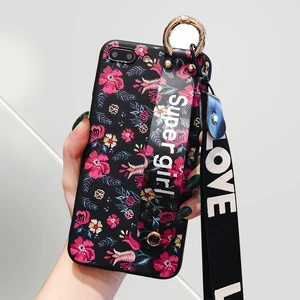 PU Leather Phone Case Neck Strap iPhone