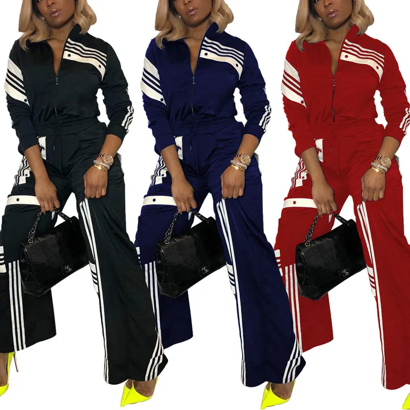 

81126-MX26 3 colors latest 2 piece venetian wide leg rompers women