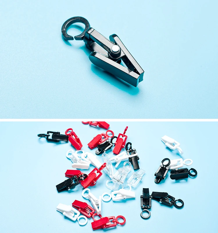 Small Plastic Black Curtain Clip Rings Buy Curtain Clip Rings,Black