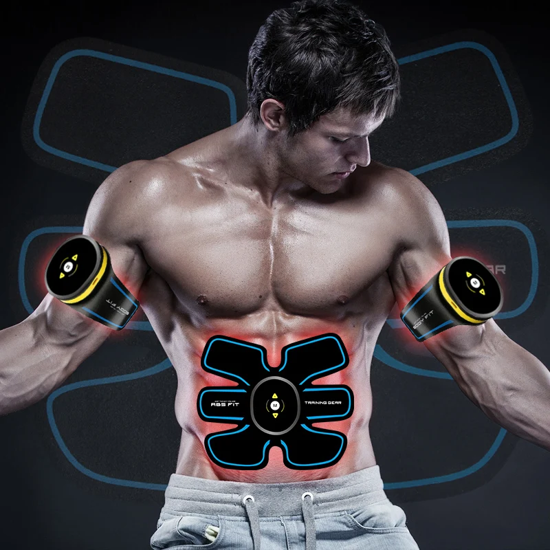 Abdominal Toning Belt Abs Training ems Electric Muscle Stimulation Machine  Unit