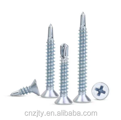 
SS Window Screw Flat Head Self Drilling Screw Tapping Screw 4.2X38 