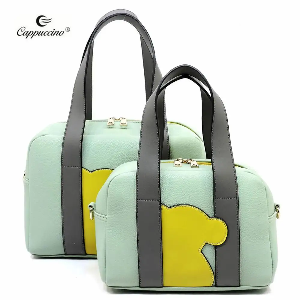 

Cappuccino Womens Fashion Bear 2-in-1 Boston Bag manufacturer, More colors are available