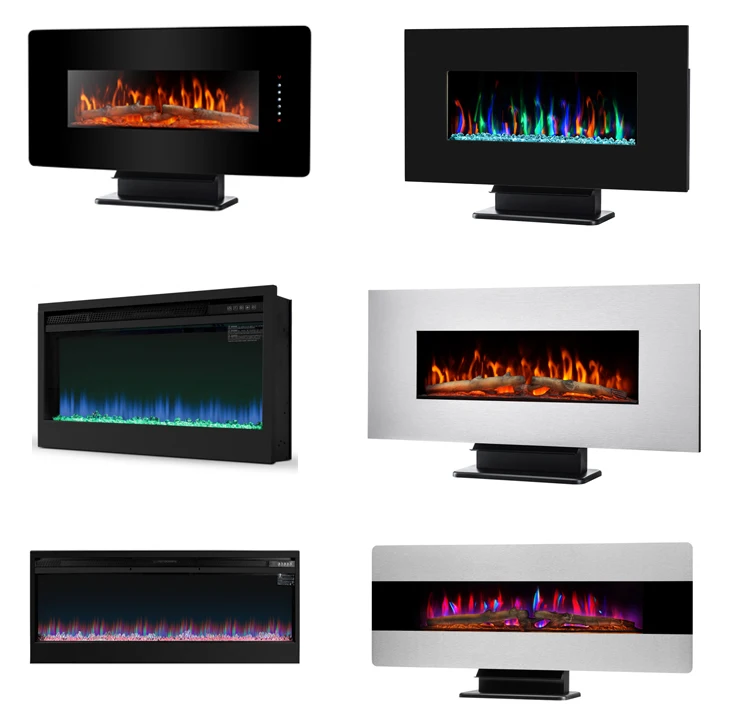 Led Decor Flame Einbau Einbau In Led-licht Elektrischer Kamin Wand