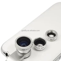 

2016 New Arrivals 3 in1 Quick Camera Lens 180Fish Eye & Wide Angle & Macro Lens for Smartphone