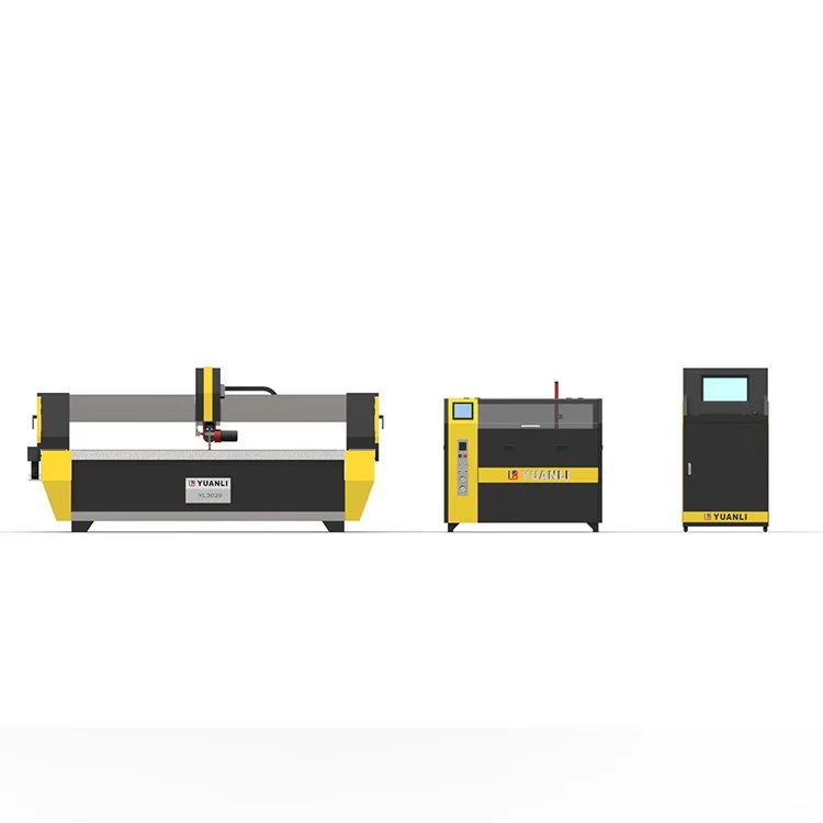 
metal stone glass cutting 3 axis and 5 axis waterjet cutting machine stone 
