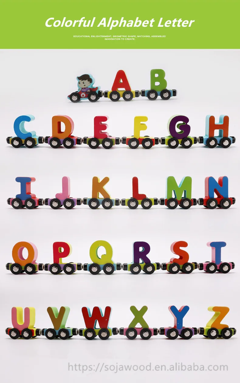 magnetic train letters