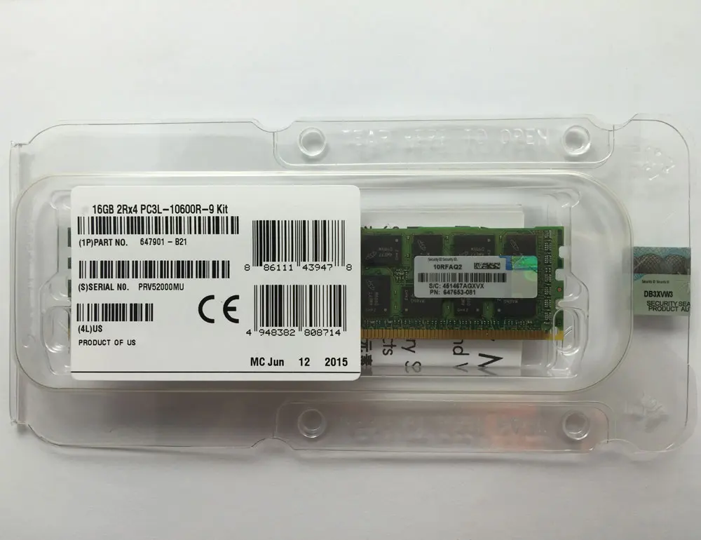 Cas памяти. 647901-B21. 3 774172-001b HPE 16gb pc4-2133p-r (ddr4-2133) Dual-Rank x4 registered Memory for gen9, e5-2600v3 Series шт. 12. 774172-001b.