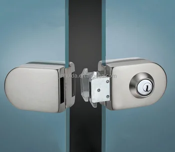 Km 405 Surface Mounting Glass Door Lock Commercial Central Door