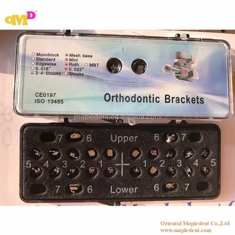Orthodontic Material Ceramic Bracket Dental Mini Roth/mbt Ceramic