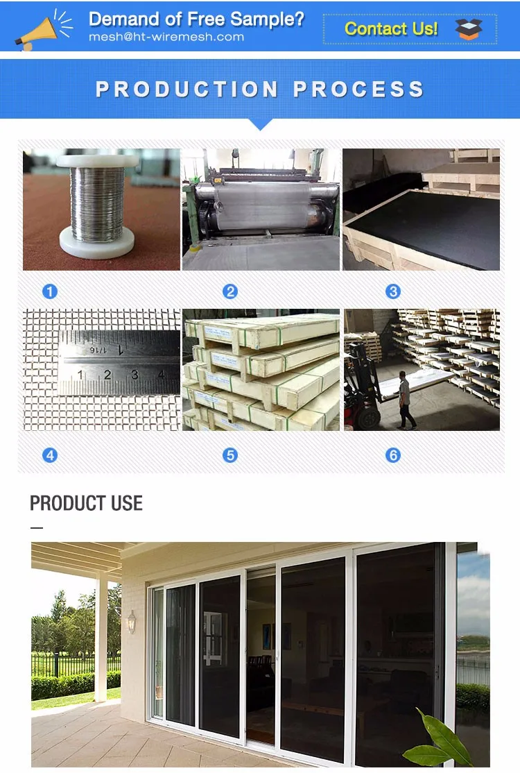 Factory supply stainless steel security screens and doors